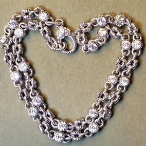 925 Ripka 16" with cz's necklace